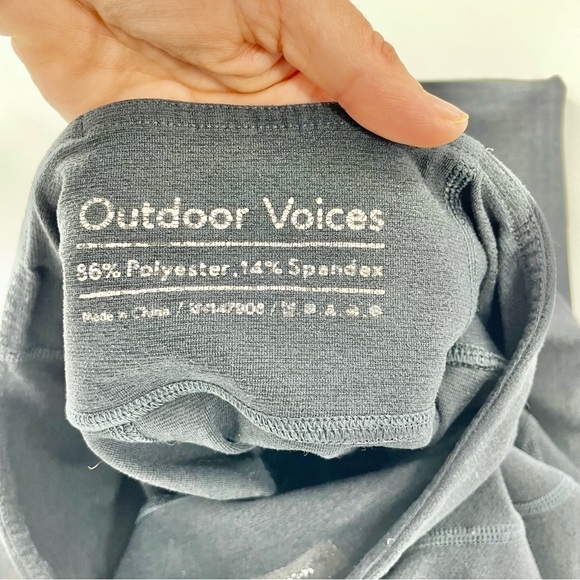 Outdoor Voices Black Space Dyed 7/8 Flex Leggings XS - Picture 7 of 10